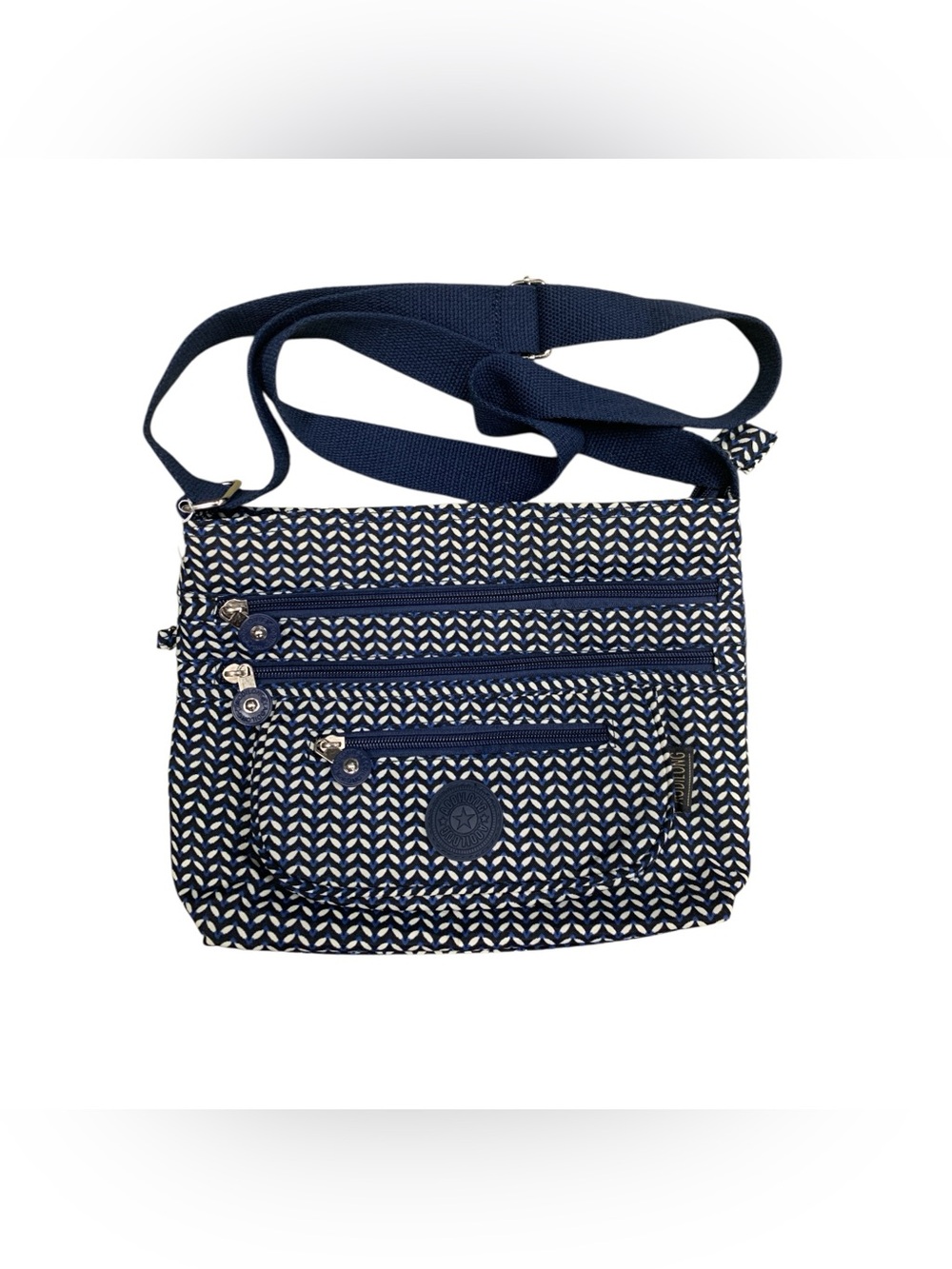 Aodilong Kipling Navy Patterned Crossbody Bag